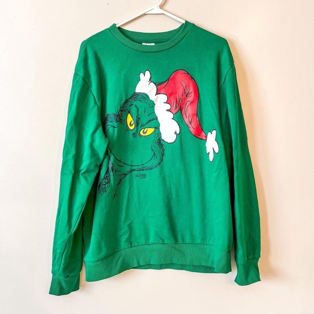 The Grinch Long Sleeve Crewneck Size Large